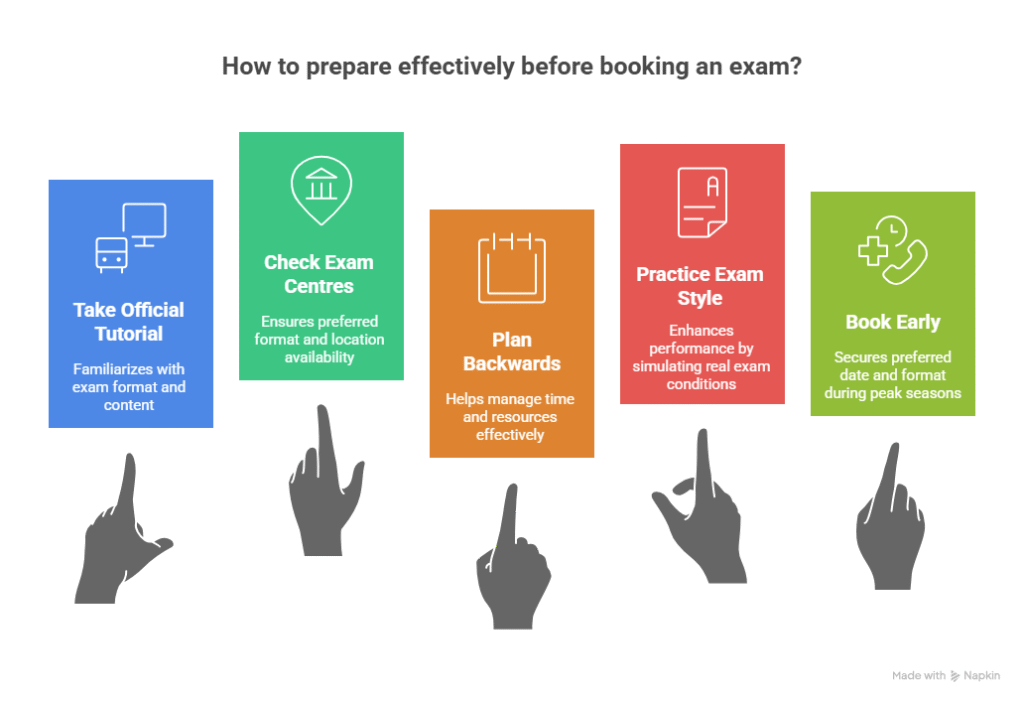 How to prepare effectively before booking an exam?
