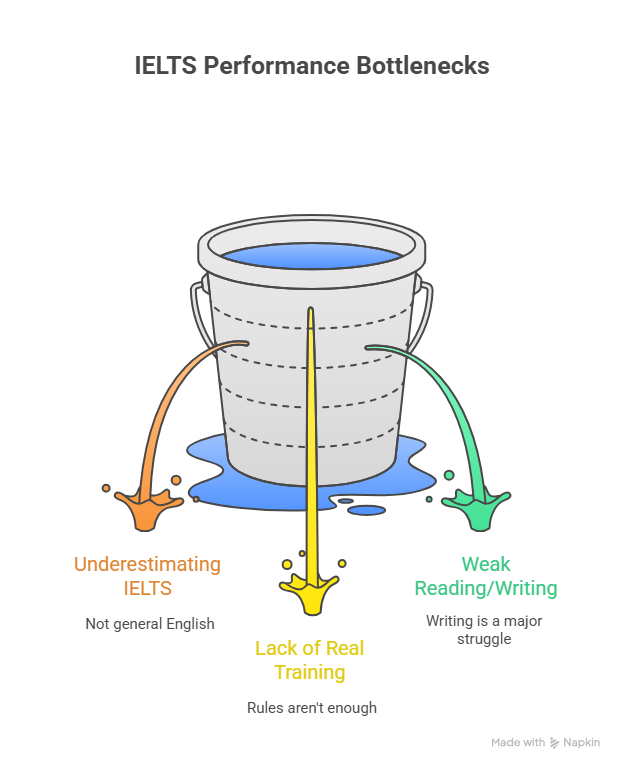 IELTS Performance Bottlenecks